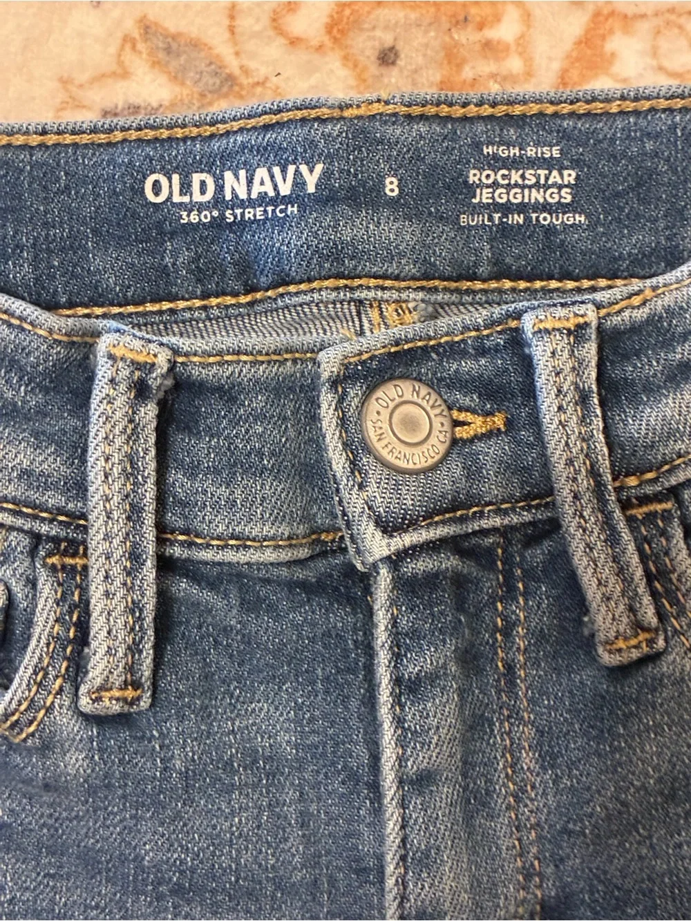 Old Navy and The Children's Place Girls Blue Skinny & Dark Bootcut Jeans